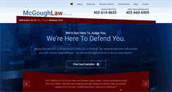 Desktop Screenshot of mcgoughlaw.com